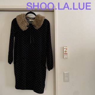 シューラルー(SHOO・LA・RUE)の【専用】【SHOO.LA.LUE】ファー付♡ワンピース♡チュニック♡ポケット(ひざ丈ワンピース)