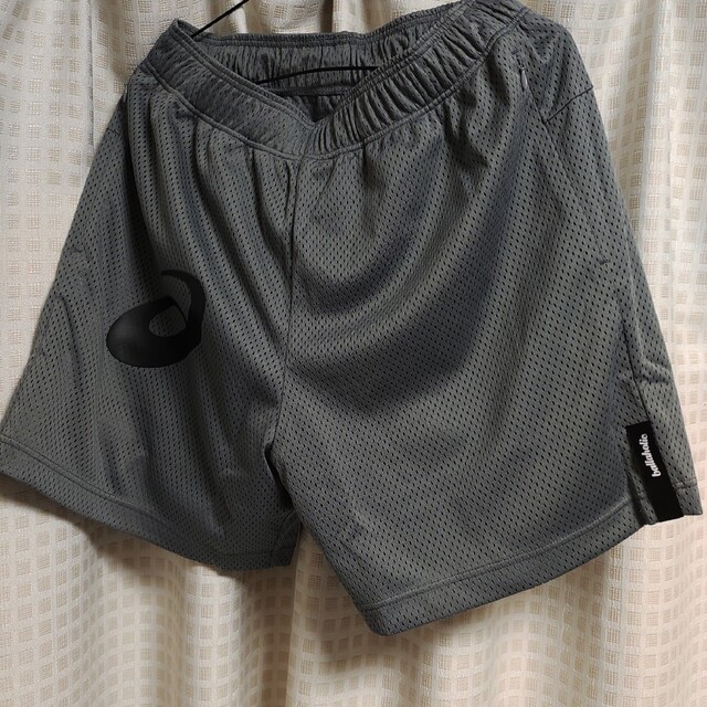 Lグレー灰色 ASICS×ballaholic Mesh Zip Shorts # sasebo-jc.or.jp