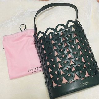 ケイトスペードニューヨーク(kate spade new york)の【美品最終値下げ】ケイトスペード ドリー  ミディアム ワンショルダー カーキ(ショルダーバッグ)