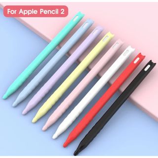 Apple Pencil 2 シリコン製ケース　ライトブルー(その他)