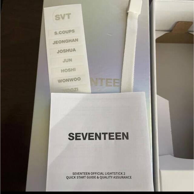 SEVENTEEN(セブンティーン)のSEVENTEEN 韓国公式 ペンライト エンタメ/ホビーのタレントグッズ(アイドルグッズ)の商品写真