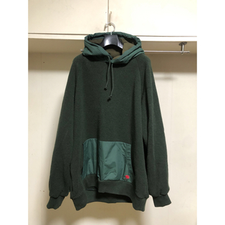 UNDERCOVER - UNDERCOVER  袖パッチパイル裏毛HOODIE パーカー