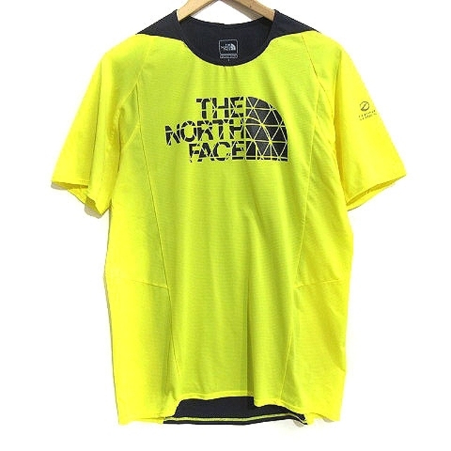 THE NORTH FACE(ザノースフェイス)のザノースフェイス Tシャツ 半袖 ロゴプリント NT61773 黄 イエロー L メンズのトップス(Tシャツ/カットソー(半袖/袖なし))の商品写真