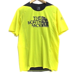 THE NORTH FACE - ザノースフェイス Tシャツ 半袖 ロゴプリント NT61773 黄 イエロー L