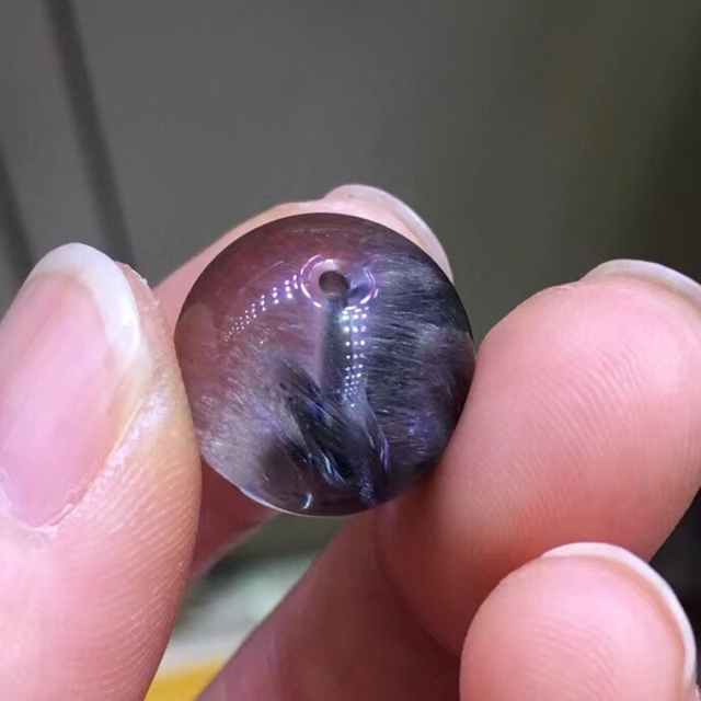 高級】プラチナタイチンルチルクォーツ 丸玉 15.7mm | www