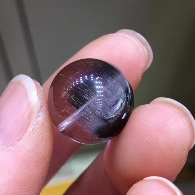 高級】プラチナタイチンルチルクォーツ 丸玉 15.7mm 全国総量無料で