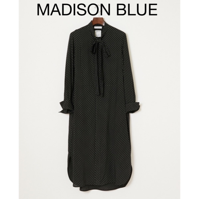 【MADISON BLUE 】martinique別注ボウタイシャツワンピース