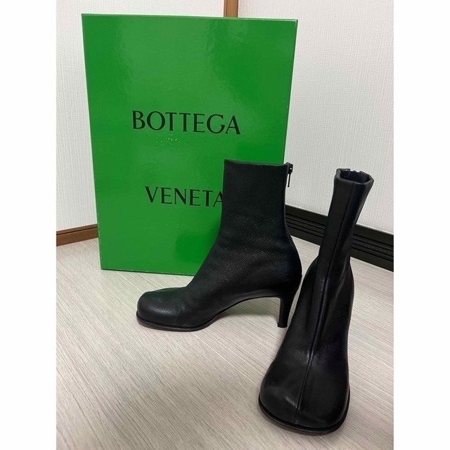 羊革100%•ライニングBOTTEGA VENETA ボッテガヴェネタブロックアンクルブーツ