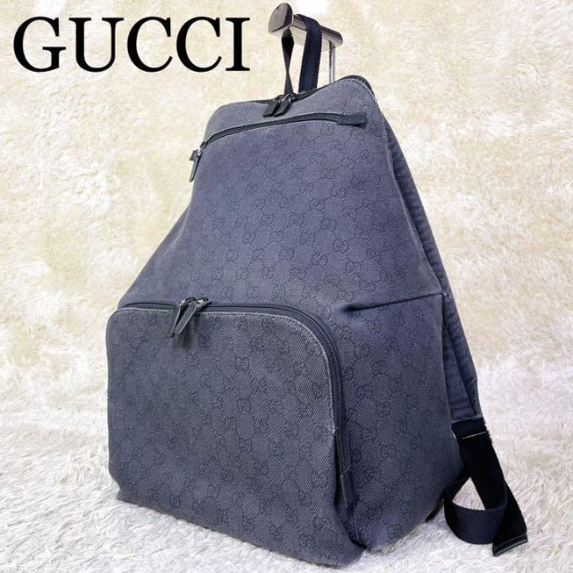 GUCCI キャンバス グッチ バッグ リュック 美品 kazaguruma.or.jp