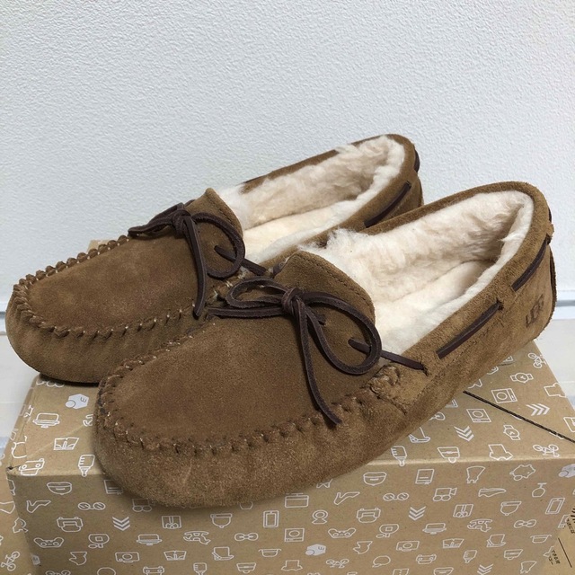 UGG モカシン Wダコタ チェスナット 24cm/USA7 モカシン 靴 レディース