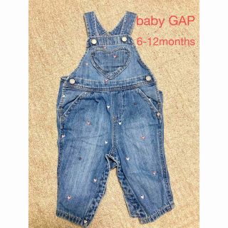 ベビーギャップ(babyGAP)のbabyGAP デニムオーバーオール(日本サイズ70)(6-12months)(パンツ)