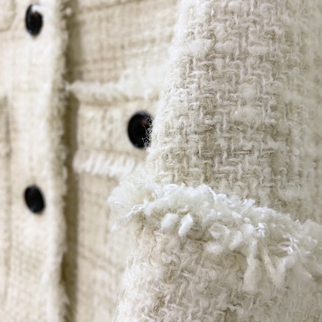CLANE - 【 CLANE 】NO COLOR TWEED JACKETの通販 by オオアカ屋
