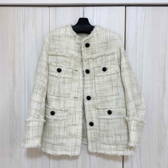 CLANE 】NO COLOR TWEED JACKET | aosacoffee.com