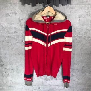 ドルチェ&ガッバーナ(DOLCE&GABBANA) パーカー(メンズ)(レッド/赤色系