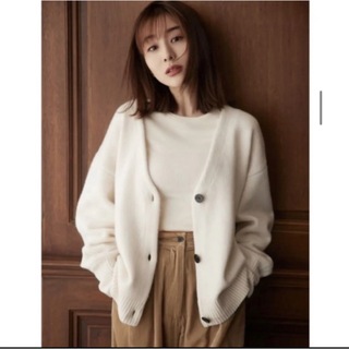 クラネ(CLANE)の新品☆CLANE×田中みな実　LONG KNIT CARDIGAN スタニング(カーディガン)