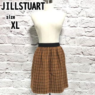 ✨状態良好【XL(4)】JILLSTUART ジルスチュアート スカート ウール(ひざ丈スカート)