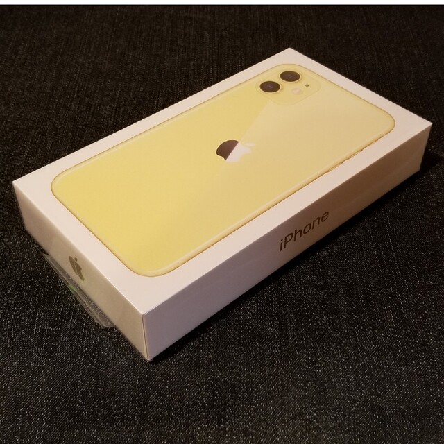 新品未開封品。iphone11 64GB イエローsimフリー