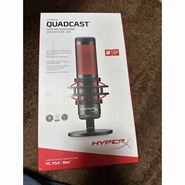 PC/タブレットhyperx quadcast 開封未使用品