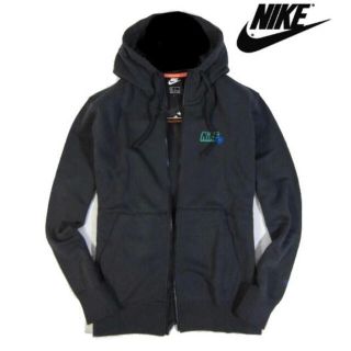 NIKE　ナイキパーカー　新品★フロント・バックプリント入　グレー　メンズM