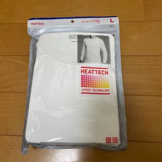 ユニクロ(UNIQLO)のヒートテック　クルーネックT（九分袖）メンズL(Tシャツ/カットソー(七分/長袖))