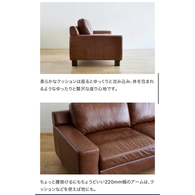 IDEE(イデー)のIDEE イデーセリューソファSERIEUX SOFA インテリア/住まい/日用品のソファ/ソファベッド(二人掛けソファ)の商品写真