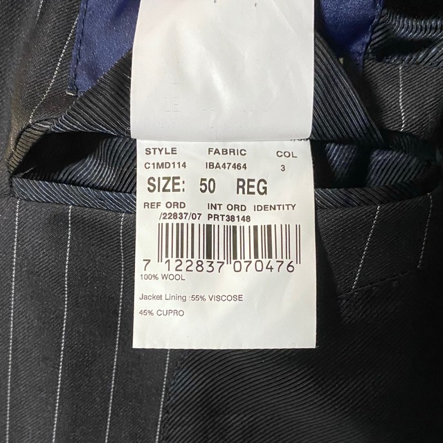 LARDINI ストライプテーラードジャケット テーラードジャケット LARDINI ストライプテーラードジャケット テーラードジャケット