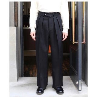 NEAT WIDE  FOX BROTHERS WOOL HERRINGBONE(スラックス)