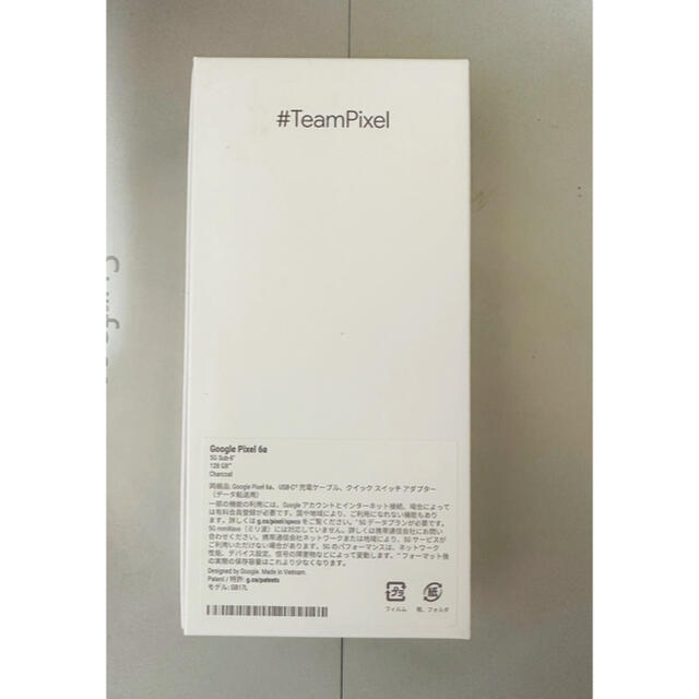 新品未使用 Google Pixel 6a