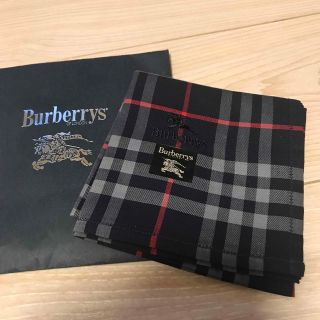 バーバリー(BURBERRY)のバーバリー　大判　ハンカチ　紳士用　新品(ハンカチ/ポケットチーフ)