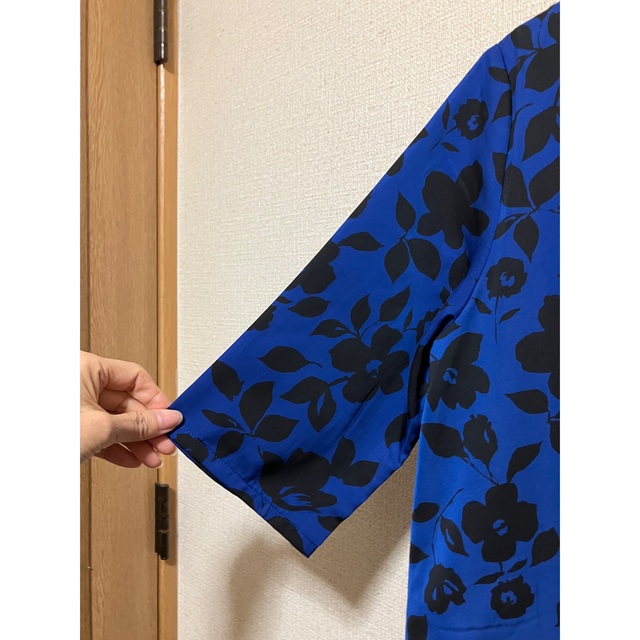 ワンピース　ブルー　サイズM  チュニック レディースのワンピース(ひざ丈ワンピース)の商品写真