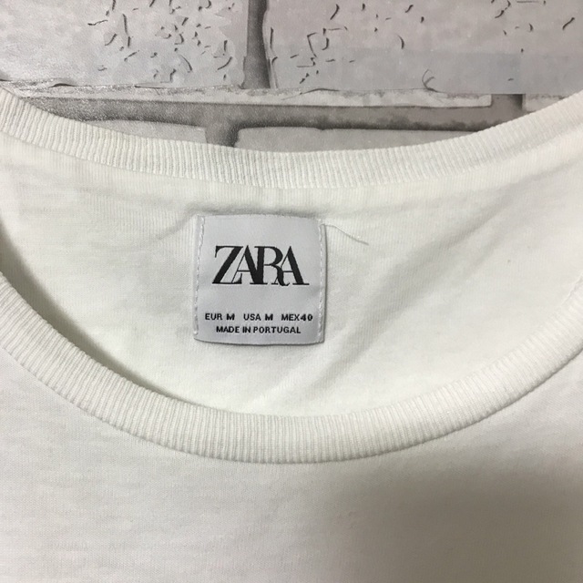 ZARA(ザラ)のZARA♡ザラ♡スカル♡フロントロゴ♡スカル♡ドクロ スワロフスキー メンズのトップス(Tシャツ/カットソー(半袖/袖なし))の商品写真