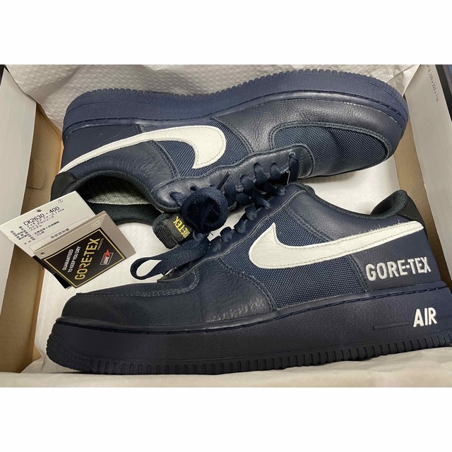 【新品未使用】NIKE エアフォース1 GORE-TEX NAVY 27cm