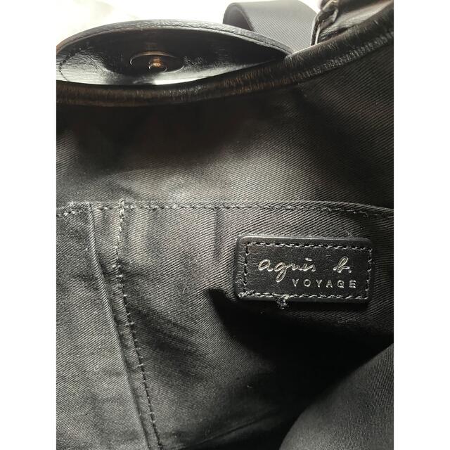 アニエスベー　ショルダーバック　黒 レディースのバッグ(ショルダーバッグ)の商品写真