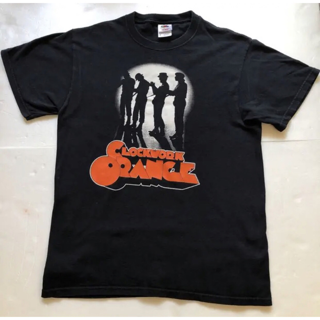 時計じかけのオレンジA Clockwork Orange 映画Tシャツ Mブラック