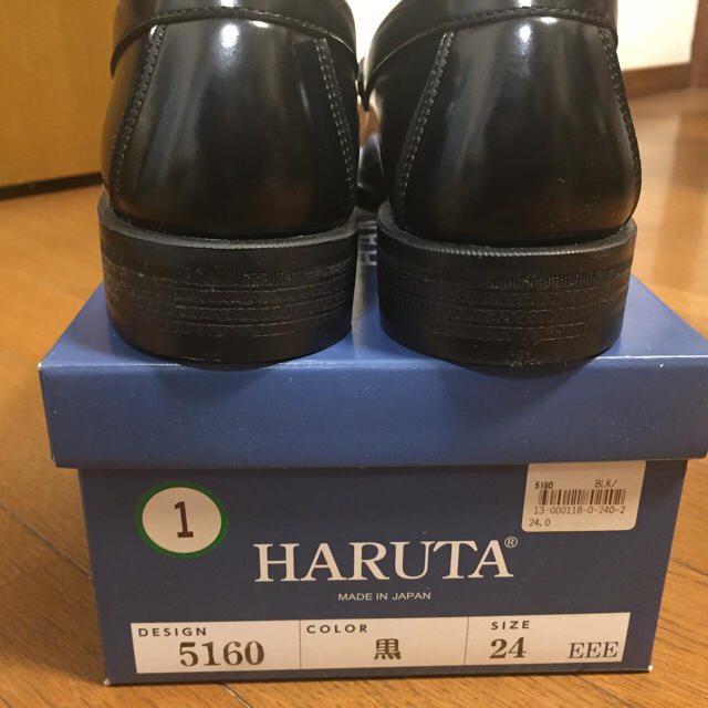 HARUTA 黒 ローファー メンズの靴/シューズ(その他)の商品写真