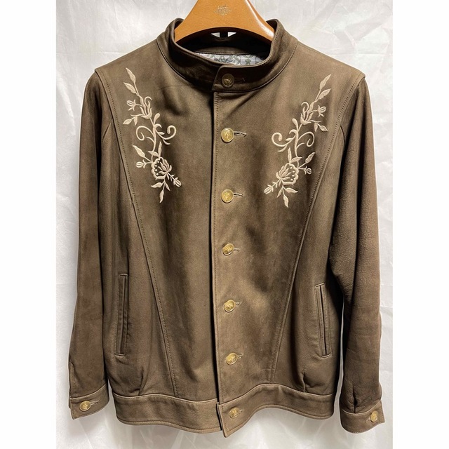 引き出物引き出物varde77 19aw ヌバックレザージャケット アウター