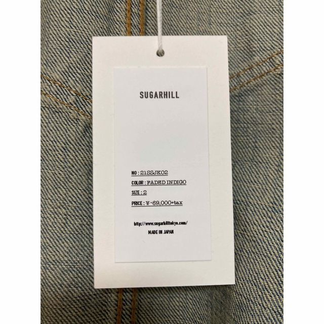 UNUSED(アンユーズド)のSUGARHILL 21ss Zip-upDenimDamagedJacket メンズのジャケット/アウター(Gジャン/デニムジャケット)の商品写真