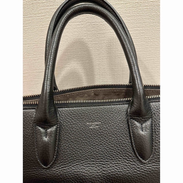 PELLE MORBIDA(ペッレ モルビダ)のPELLE MORBIDA MB068－ボストンバッグ（ブラック） メンズのバッグ(ボストンバッグ)の商品写真