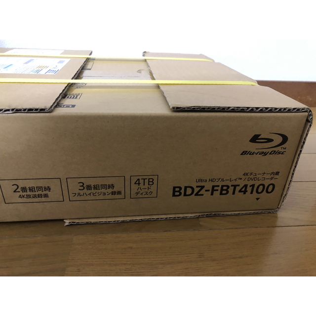 SONY(ソニー)のBDZ-FBT4100 新品未使用未開封品⭐︎ スマホ/家電/カメラのテレビ/映像機器(ブルーレイレコーダー)の商品写真