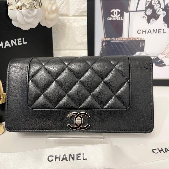 CHANEL(シャネル)のCHANEL✨シャネル✨長財布✨マドモアゼル✨マトラッセ✨フラップ✨ウォレット レディースのファッション小物(財布)の商品写真