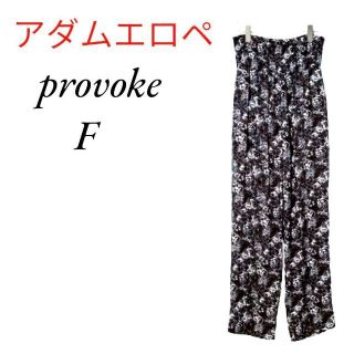 アダムエロぺ(Adam et Rope')の【provoke】★アダムエロペ  flower shirring pants(カジュアルパンツ)