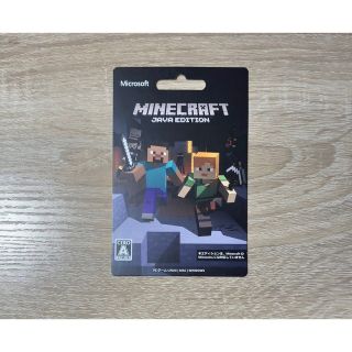 Microsoft - Minecraft Java edition マインクラフト 未使用の通販 by ...