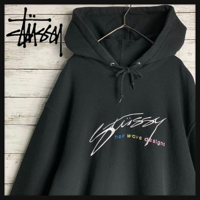 SALE／96%OFF】 激レア STUSSY ステューシー スウェットパーカー WAVE