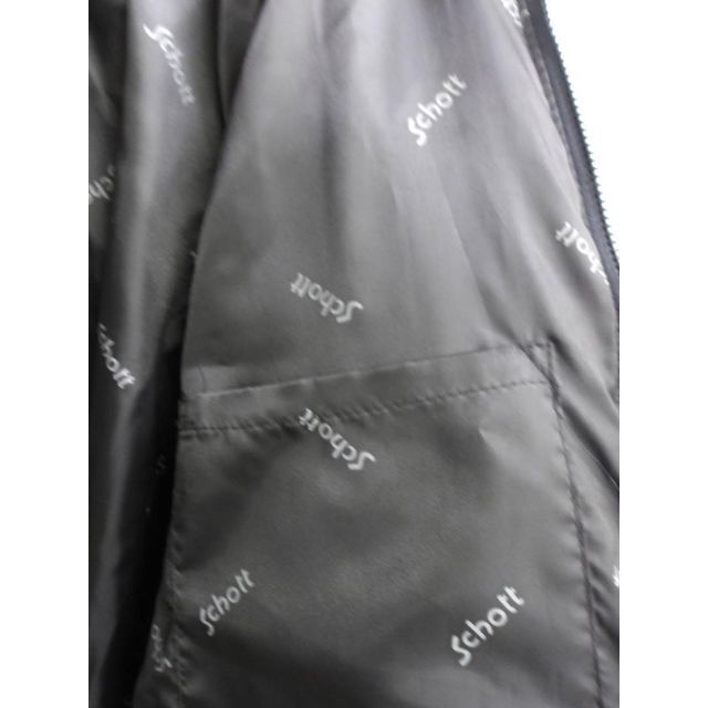 在庫残りわずか Schott レザーダウンジャケット サイズ38 USA製 P02-35