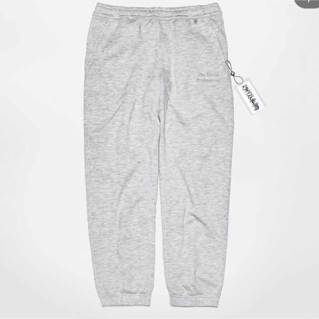 新品未使用ですennoy SWEAT PANTS (BLACK)  刺繍色WHITE Mサイズ