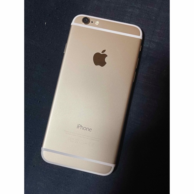 iPhone(アイフォーン)のiPhone6 64GB ゴールド スマホ/家電/カメラのスマートフォン/携帯電話(スマートフォン本体)の商品写真