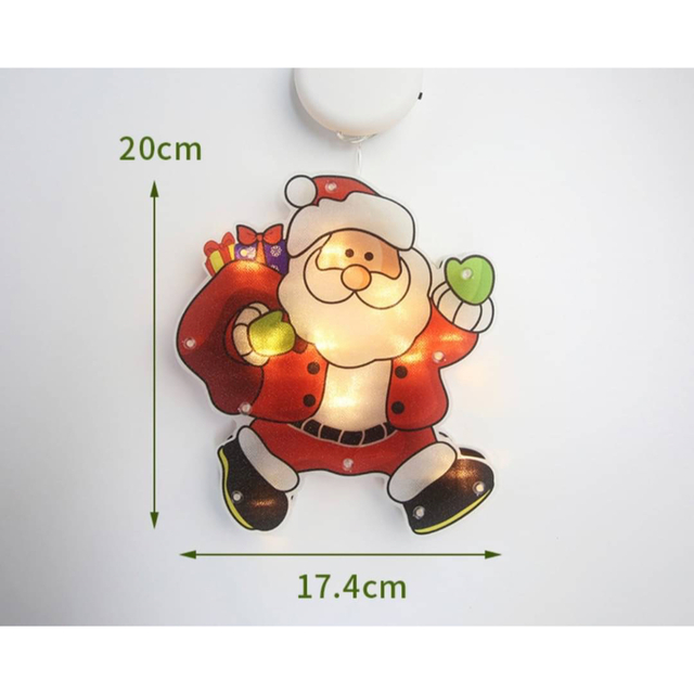 新品♡クリスマスイルミネーション♡LED電池式電飾 ハンドメイドのインテリア/家具(インテリア雑貨)の商品写真