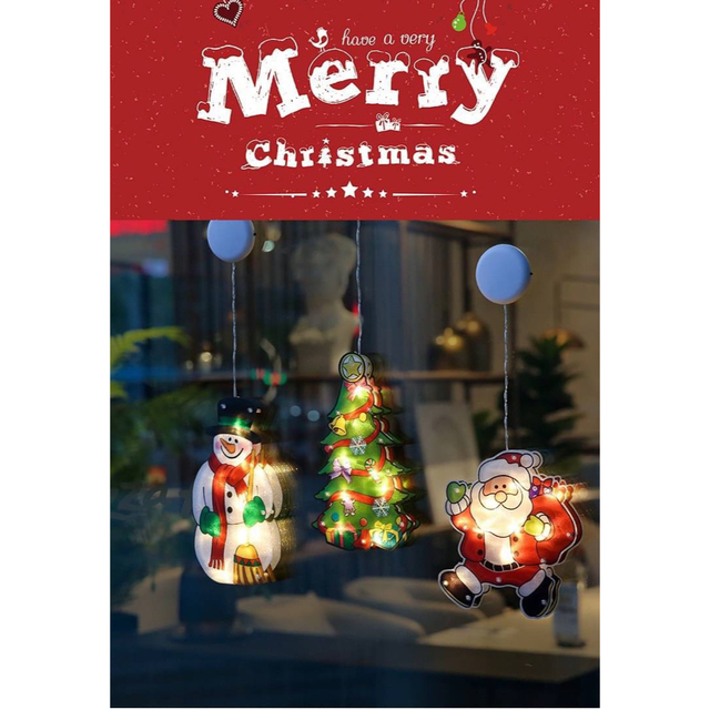 新品♡クリスマスイルミネーション♡LED電池式電飾 ハンドメイドのインテリア/家具(インテリア雑貨)の商品写真