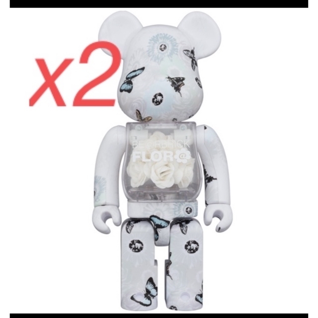BE@RBRICK FLOR@ #2 White 400％ - その他
