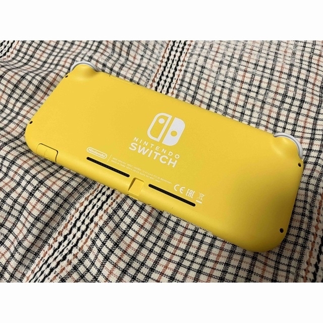 Nintendo Switch Lite イエロー　保護フィルム・専用ケース